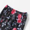 imageKucnuzki Baby Girl Clothes Toddler Girl Outfit Ruffle Sleeve Shirt Floral Pant Set Fall Winter Clothing for GirlBarbie Pink