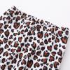imageKucnuzki Baby Girl Clothes Toddler Girl Outfit Ruffle Sleeve Shirt Floral Pant Set Fall Winter Clothing for GirlBrown
