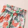 imageKucnuzki Baby Girl Clothes Toddler Girl Outfit Ruffle Sleeve Shirt Floral Pant Set Fall Winter Clothing for GirlLightgreen