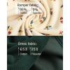 imageKucnuzki Newborn Baby Girl Clothes Toddler Long Sleeve Ruffle Romper Top Infant Skirt Set Little Girl Overall DressFloral Green