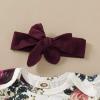 imageKucnuzki Newborn Baby Girl Clothes Toddler Long Sleeve Ruffle Romper Top Infant Skirt Set Little Girl Overall DressMaroon