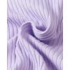 imageKucnuzki Toddler Baby Girl Fall Winter Clothes Long Sleeve Ribbed Shirt Top Corduroy Mini Skirt Plaid Aline Dress OutfitPurple