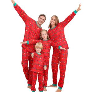 imageKucnuzki Christmas Pajamas Family Pajama Pants Pj Set for Women Men Baby Boy Girl Kids Matching Pajamas