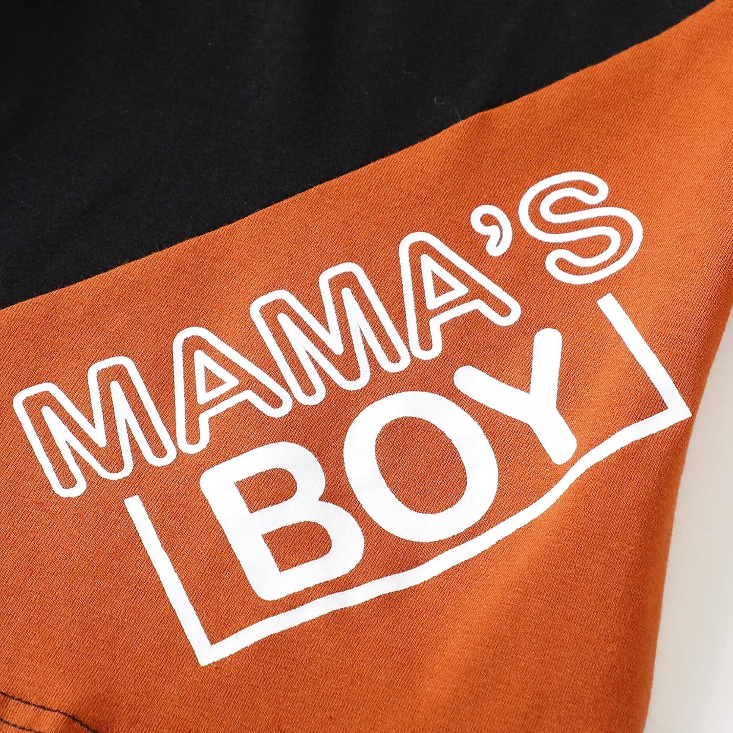 imageKucnuzki Toddler Baby Boy Clothes Outfits Short Summer Sleeve Letters Printed Shirt Shorts Sets 2PC Little Boy ClothingBlackbrownmama
