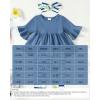 imageKucnuzki Baby Girl Clothes Toddler Girl Outfit Cute Shirt Ruffle Top Pant Set Fall Winter Clothing For GirlBlue