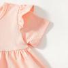 imageKucnuzki Baby Girl Clothes Toddler Girl Outfit Cute Shirt Ruffle Top Pant Set Fall Winter Clothing For GirlFloral Pink