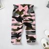 imageKucnuzki Baby Girl Clothes Toddler Girl Outfit Cute Shirt Ruffle Top Pant Set Fall Winter Clothing For GirlPink Camo