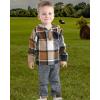 imageKucnuzki Baby Toddler Boy Clothes Fall Winter Outfits Long Sleeve Shirt Sweatshirt  Long Pants Kids Little Boy ClothingBrown Grey