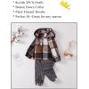 imageKucnuzki Baby Toddler Boy Clothes Fall Winter Outfits Long Sleeve Shirt Sweatshirt  Long Pants Kids Little Boy ClothingBrown Grey