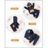 imageKucnuzki Baby Toddler Boy Clothes Fall Winter Outfits Long Sleeve Shirt Sweatshirt  Long Pants Kids Little Boy ClothingDinosaur Yellow