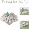 imageKucnuzki Newborn Baby Girl Clothes Infant Ruffle Romper Floral Shorts Set Cute Baby Girl Gifts Stuff Summer Outfit GirlGreen