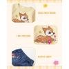 imageKucnuzki Toddler Baby Girl Clothes Long Sleeve Hoodie Crewneck Sweatshirt Denim Jeans Pants Fall Winter Baby Girl OutfitApricot