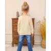 imageKucnuzki Toddler Baby Girl Clothes Long Sleeve Hoodie Crewneck Sweatshirt Denim Jeans Pants Fall Winter Baby Girl OutfitApricot