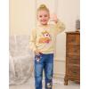 imageKucnuzki Toddler Baby Girl Clothes Long Sleeve Hoodie Crewneck Sweatshirt Denim Jeans Pants Fall Winter Baby Girl OutfitApricot