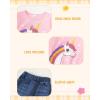imageKucnuzki Toddler Baby Girl Clothes Long Sleeve Hoodie Crewneck Sweatshirt Denim Jeans Pants Fall Winter Baby Girl OutfitPink