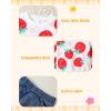 imageKucnuzki Toddler Baby Girl Clothes Long Sleeve Hoodie Crewneck Sweatshirt Denim Jeans Pants Fall Winter Baby Girl OutfitStrawberry