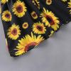 imageKucnuzki Toddler Girl Outfits Baby Sunflower Princess Dresses Denim Summer Sleeveless Clothes Jean Tutu Skirts for GirlsBlack