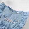imageKucnuzki Toddler Girl Outfits Baby Sunflower Princess Dresses Denim Summer Sleeveless Clothes Jean Tutu Skirts for GirlsPink Tulle