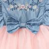 imageKucnuzki Toddler Girl Outfits Baby Sunflower Princess Dresses Denim Summer Sleeveless Clothes Jean Tutu Skirts for GirlsPink Tulle