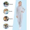 imageKucnuzki 5T Girls Clothes Kids Little Girls Clothing Sets Grey Hoodies Tops Sweatpants 6T Jogger Sweatsuit Fall Clothes Cute School Girl Outfits 5 6 Year Old