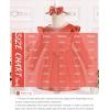 imageKucnuzki Toddler Baby Girl Clothes Velvet Dress Solid Little Flower Girl Dress Princess Casual Party Dress for Girl FallPink