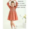 imageKucnuzki Toddler Baby Girl Clothes Velvet Dress Solid Little Flower Girl Dress Princess Casual Party Dress for Girl FallPlain Pink