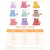imageKucnuzki Baby Girl Clothes Toddler Girls Summer Fairy Tulle Dress Ruffle Fly Sleeve Casual Sundress Cute Outfit for KidsLight Pink