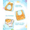 imageKucnuzki Baby Girl Swimsuit Newborn One Piece Bathing Suit Bow Tie Bikini Tankini Infant Swimwear with HatYellow