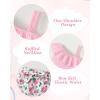 imageKucnuzki Little Toddler Girl Clothes Off Shoulder Tank Top Ruffle Halter Shirt Floral Shorts 2 Piece Set Summer OutfitsPink