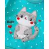 imageKucnuzki Toddler Baby Girl Clothes Long Sleeve Hoodie Crewneck Sweatshirt Denim Jeans Pants Fall Winter Baby Girl OutfitBlue Cat