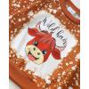 imageKucnuzki Toddler Baby Girl Clothes Long Sleeve Hoodie Crewneck Sweatshirt Denim Jeans Pants Fall Winter Baby Girl OutfitBrown Cow