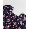 imageKucnuzki Toddler Kids Girls Clothes Short Sleeve Shirt Top Flare Denim Jeans 2 Piece Outfits For Girls Cute Clothing SetBlack Flowerl