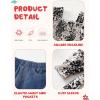 imageKucnuzki Toddler Kids Girls Clothes Short Sleeve Shirt Top Flare Denim Jeans 2 Piece Outfits For Girls Cute Clothing SetBlackl