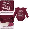 imageKucnuzki 18 Months Girl Clothes Winter Daddys Little Girl Baby Clothes Toddler Baby Girl Outfit Pants Set Girl Boutique Clothing 1218 Months