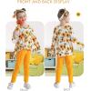imageKucnuzki Baby Girl Clothes Toddler Girl Outfit Ruffle Sleeve Shirt Floral Pant Set Fall Winter Clothing for GirlSunflower Yellow