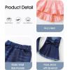 imageKucnuzki Toddler Baby Girls Clothes Long Sleeve Shirt Top Flare Denim Jeans Cute Outfit Baby Girl Fall Winter ClothesPinksl