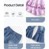 imageKucnuzki Toddler Baby Girls Clothes Long Sleeve Shirt Top Flare Denim Jeans Cute Outfit Baby Girl Fall Winter ClothesPurple Jeanssl