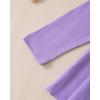 imageKucnuzki 3t 4t little girl clothes cute long sleeve top cotton butterfly purple shirt toddler tie dye long pants two piece set fall winter clothes