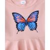 imageKucnuzki toddler cute girl winter clothes long sleeve tops graphic t shirt soft leggings pants 2 piece set fall outfitsPink Butterfly