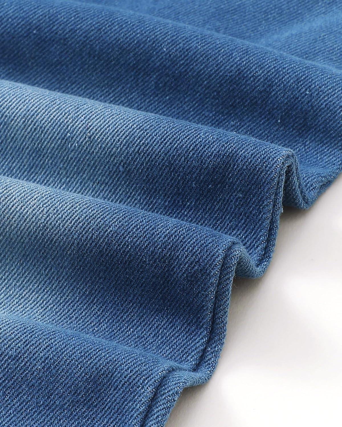 imageKucnuzki Todder Baby Girl Clothes Long Sleeve Shirts Top Denim Bell Bottom Jeans 2 Piece Fall Winter Girl Outfits SetPurple