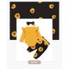 image:image36 Month Baby Girl Clothes Fall Daddys Little Girl Baby Clothes Ruffle Announcement Romper Letter Printing Top Infant Outfit Sunflower Floral Pants