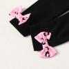 image:imageBaby Girl Clothes 1218 Months Girl Outfit Toddler Baby Ruffle Shirt Cheetah Top Black Pants Set 3Pcs Girl Outfit Cute Infant Little Girls Outfits