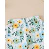 image:imageKucnuzki Baby Girl Clothes Toddler Girl Outfit Ruffle Sleeve Shirt Floral Pant Set Fall Winter Clothing for GirlLight Green Ruffle