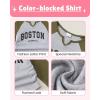 image:imageKucnuzki Toddler Kids Girl Clothes Long Sleeve Shirt Tops Baggy Jeans Cute Pants Set Baby Girl Outfit 2 Piece ClothingGray Cargo