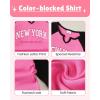 image:imageKucnuzki Toddler Kids Girl Clothes Long Sleeve Shirt Tops Baggy Jeans Cute Pants Set Baby Girl Outfit 2 Piece ClothingPink Black Cargo