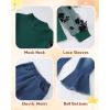 image:imageKucnuzki Toddler Girl Clothes Cute Kids Clothes Long Sleeve Shirts Top Bell Bottom Denim Jeans Pants 2 Piece Matching OutfitsGreen
