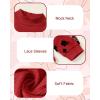 image:imageKucnuzki Toddler Girl Clothes Cute Kids Clothes Long Sleeve Shirts Top Bell Bottom Denim Jeans Pants 2 Piece Matching OutfitsRed