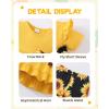image:imageKucnuzki Baby Girl Clothes Toddler Girls Summer Outfits Kids Short Fly Sleeve Cute Ruffle Shirts Tops Floral Shorts SetYellow